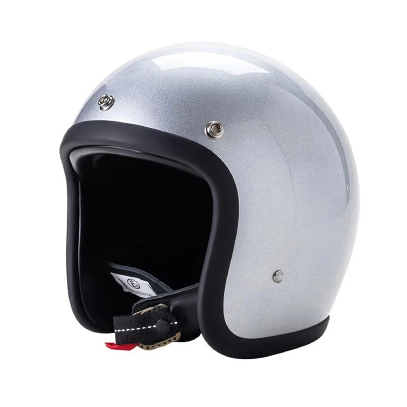 RetroRide™ – Vintage Open Face 3/4 Helmet for Motorbike Riders
