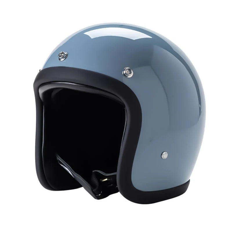 RetroRide™ – Vintage Open Face 3/4 Helmet for Motorbike Riders