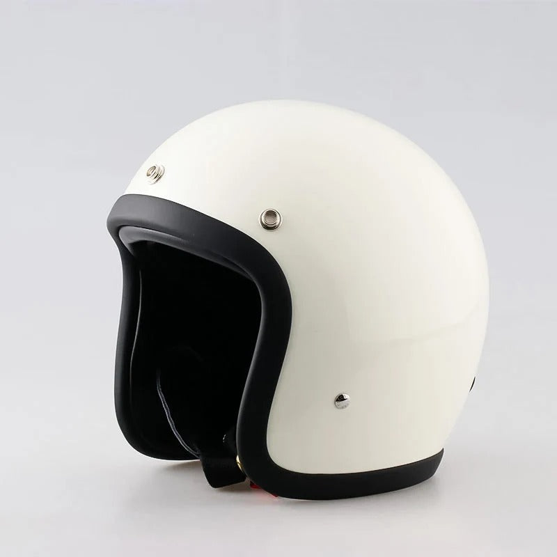 RetroRide™ – Vintage Open Face 3/4 Helmet for Motorbike Riders