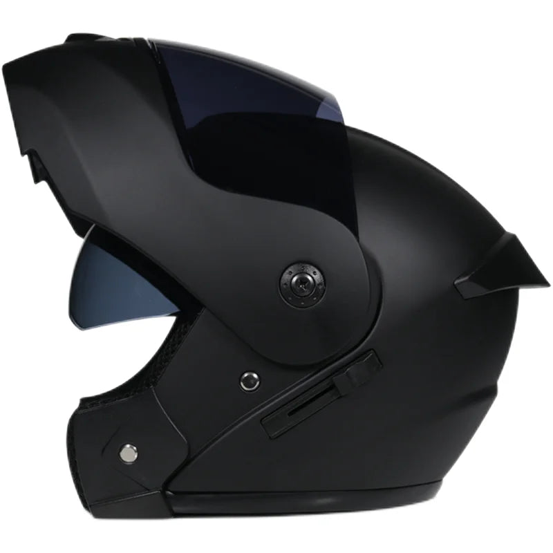 RiderFlex™ Pro — Modular Flip-Up Motorcycle Helmet with Dual Visor