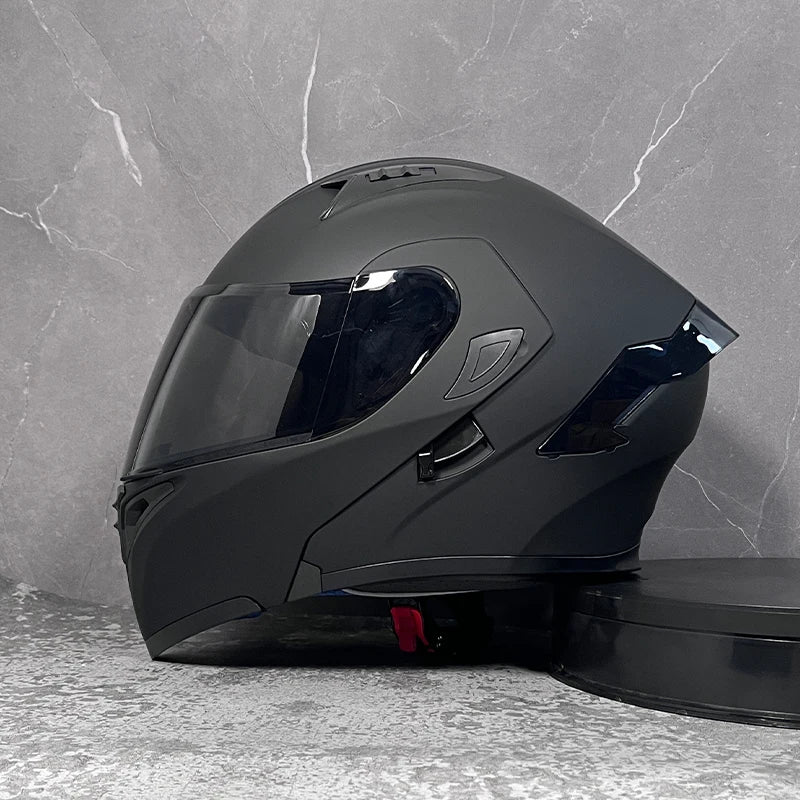 MotoShield™ Flip-Up Pro — Full Face Motorcycle Helmet with Dual Visor