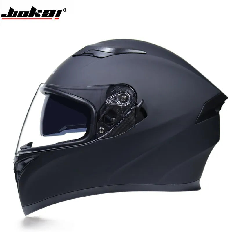 JIEKAI™ Dual-Lens Full Face Motorcycle Helmet