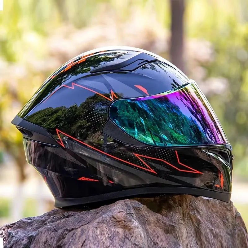 JIEKAI™ Dual-Lens Full Face Motorcycle Helmet