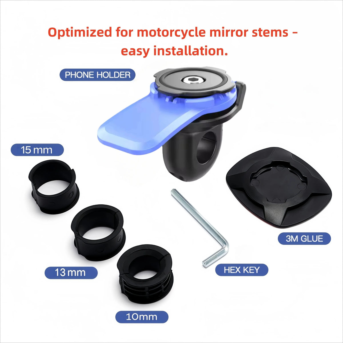 MotoGrip 360™ – Universal Motorbike Phone Mount