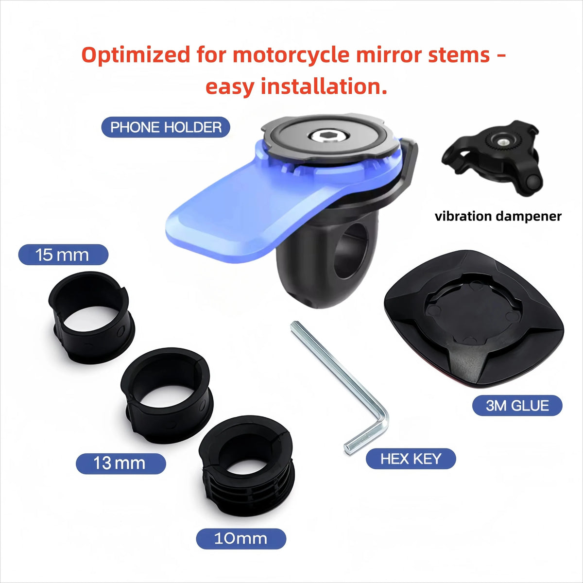 MotoGrip 360™ – Universal Motorbike Phone Mount